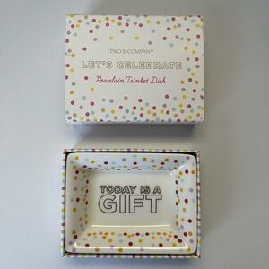 Beautiful Porcelain Trinket Dish by Two’s Company